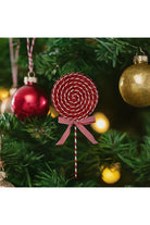 Shop For 14" Glitter Lollipop Bow Pick: Red & White XJ449537