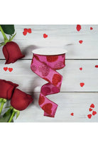Shop For 1.5" Bold Glitter Hearts Royal Ribbon: Pink (10 Yards) RG0166815