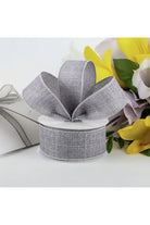 Shop For 1.5" Cross Royal Ribbon: Grey (10 Yards) at Michelle's aDOORable Creations