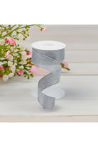 Shop For 1.5" Cross Royal Ribbon: Grey (10 Yards) at Michelle's aDOORable Creations