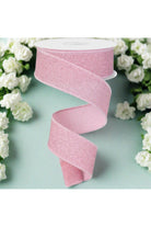 Shop For 1.5" Fine Glitter On Faux Royal: Light Pink (10 Yards) RGE178915