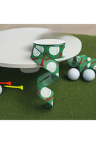 1.5" Royal Canvas Golf Balls & Tee Ribbon: Emerald Green (10 Yards) - Michelle's aDOORable Creations - Wired Edge Ribbon