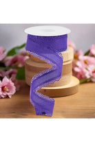 Shop For 1.5" Scalloped Edge Ribbon: New Purple (10 Yard) RGC13026A