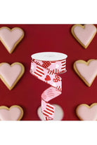 Shop For 1.5" Valentine Hearts on Royal Ribbon: Light Pink (10 Yard) at Michelle's aDOORable Creations