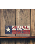 Shop For 15" Wood Sign: Texas Flag Welcome Y'all Sign at Michelle's aDOORable Creations