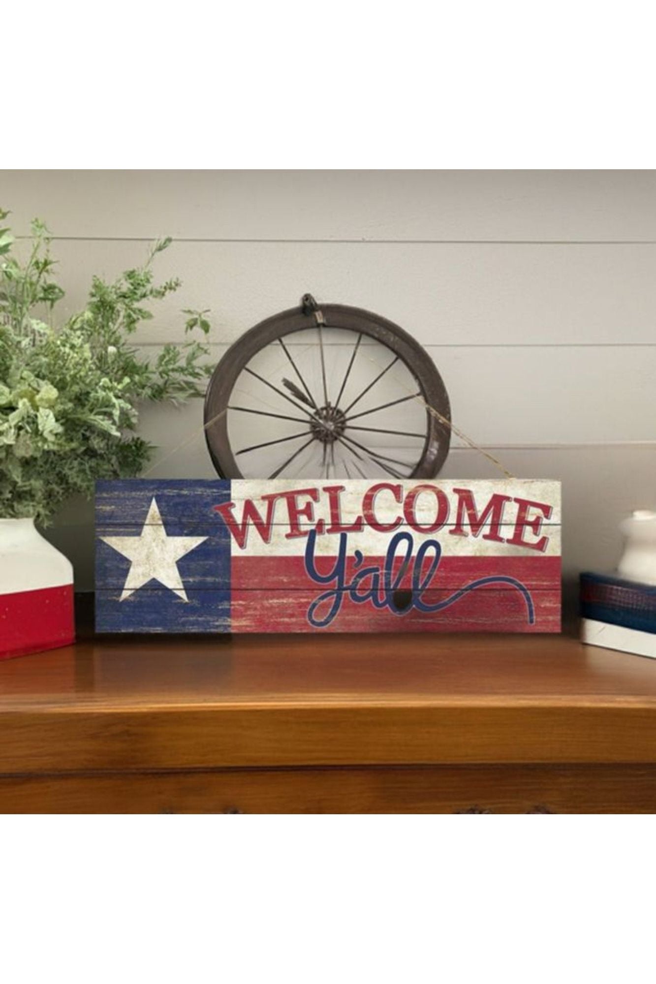 Shop For 15" Wood Sign: Texas Flag Welcome Y'all Sign at Michelle's aDOORable Creations