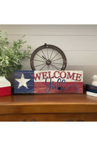 Shop For 15" Wood Sign: Texas Flag Welcome Y'all Sign at Michelle's aDOORable Creations