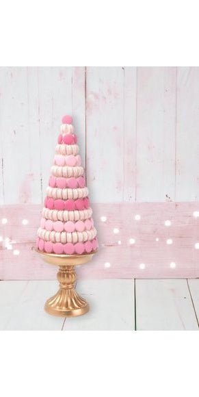 16" Pink Macaroon Tree - Michelle's aDOORable Creations - Holiday Ornaments