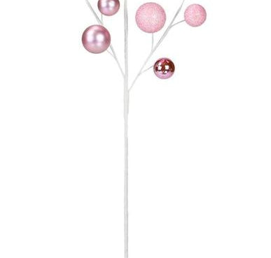 24" Mixed Ball Spray: Pink - Michelle's aDOORable Creations - Sprays and Picks