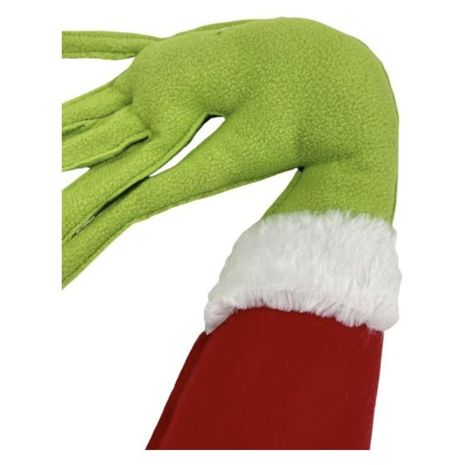 24" Plush Green Monster Hand Ornament