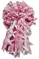 Shop For 2.5" Breast Cancer Leopard Ribbon: White (10 Yards) at Michelle's aDOORable Creations