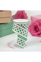 Shop For 2.5" Dots & Stripes Glitter Ribbon: Mint Green (10 Yards) RG01405A6