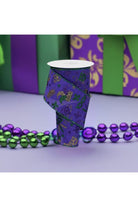Shop For 2.5" Mardi Gras Pattern Ribbon: Purple (10 Yards) RGE124423