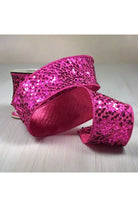 Shop For 2.5" Metallic Sequin Ribbon: Hot Pink (10 Yards) 05-0896