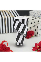 Shop For 2.5" Wide Stripe Ribbon: Black & White (10 Yard) RG01352WK