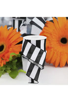 Shop For 2.5" Wide Stripe Ribbon: Black & White (10 Yard) RG01352WK