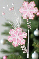 28" Snowflake Cookie Spray: Pink - Michelle's aDOORable Creations - Sprays and Picks
