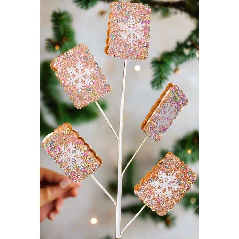 Shop For 28" Snowflake Sprinkle Sandwich Cookie Spray at Michelle's aDOORable Creations