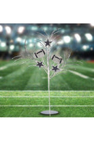 Shop For 29" Glitter Star and Football Pick: Navy Blue & Silver at Michelle's aDOORable Creations