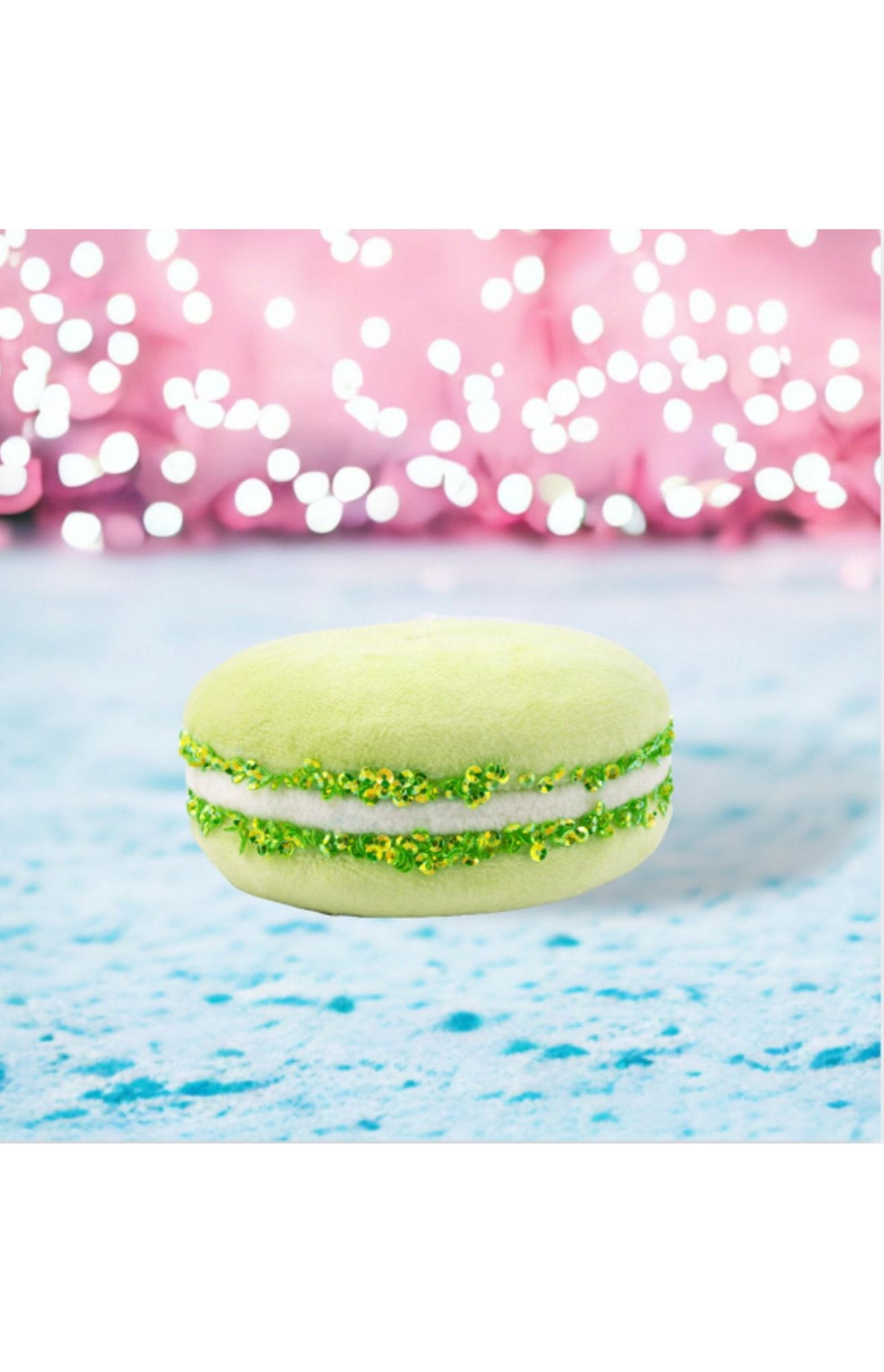 4" Macaron Hanging Ornament: Green - Michelle's aDOORable Creations - Seasonal & Holiday Decorations