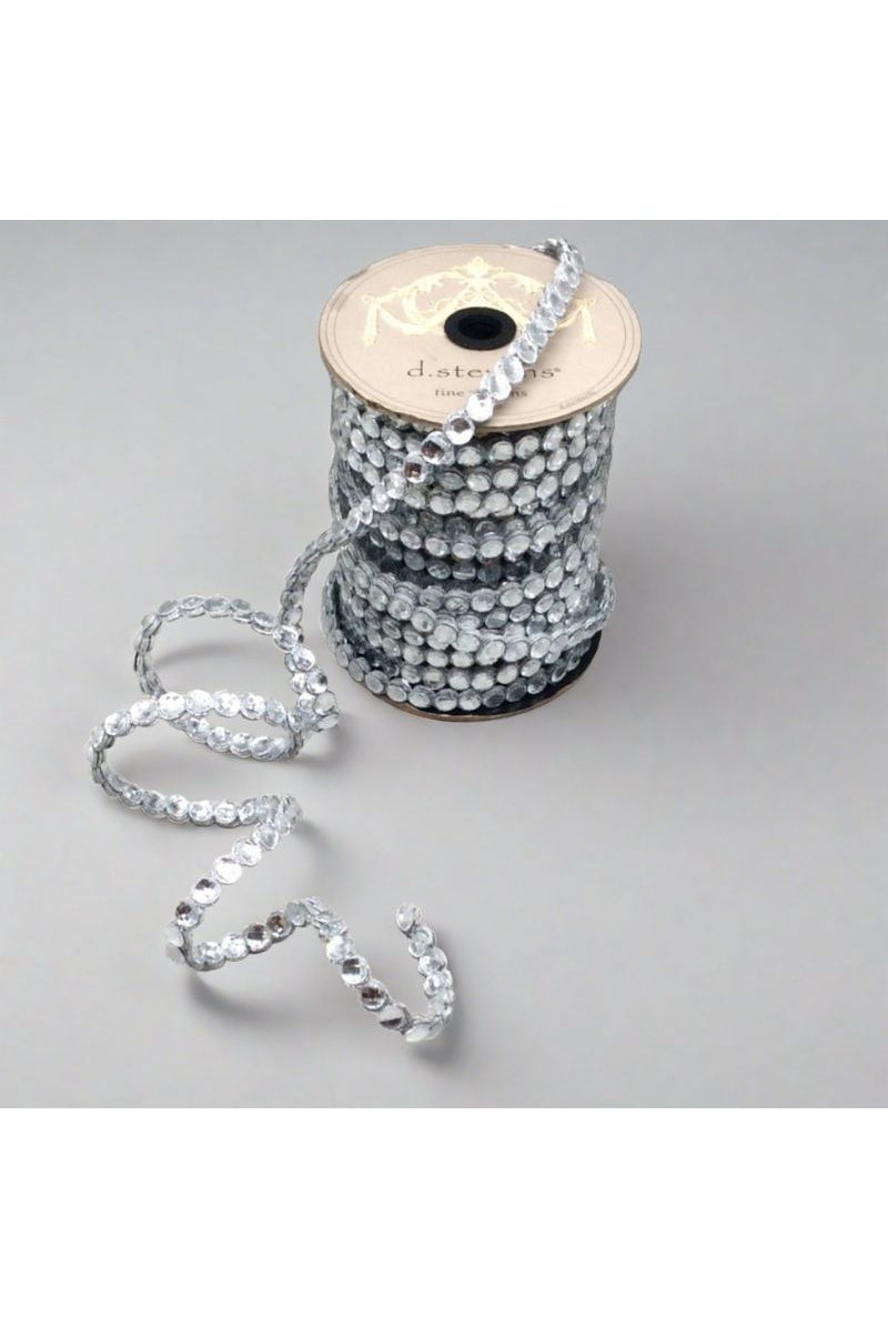 Shop For .5" Crown Jewel Garland Ribbon: Crystal (10 Yards) 05-1290