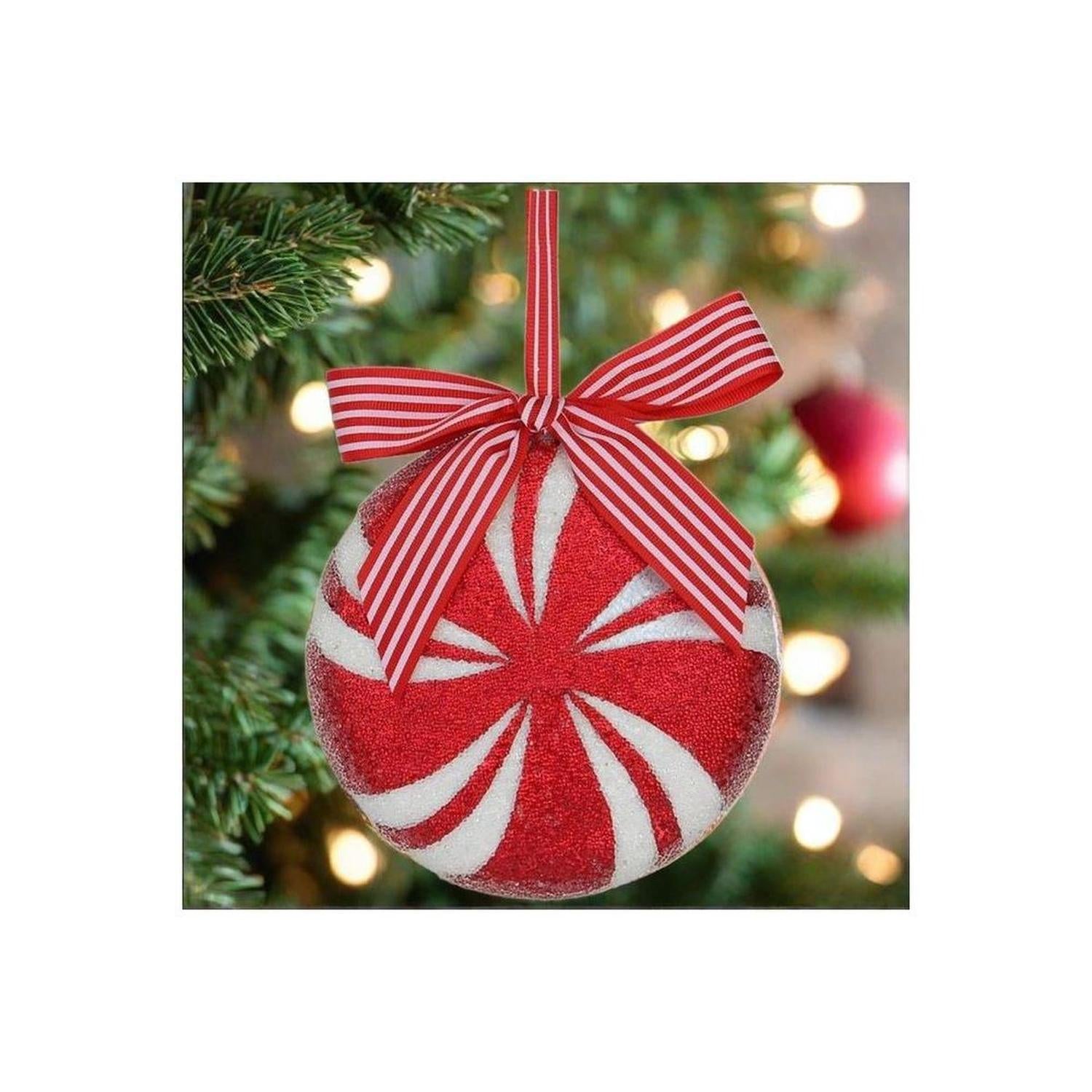 5.5" Peppermint Ornament