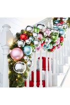 6' Effortless Ornament Garland: Red, Pink, Turquoise & White - Michelle's aDOORable Creations - Garland