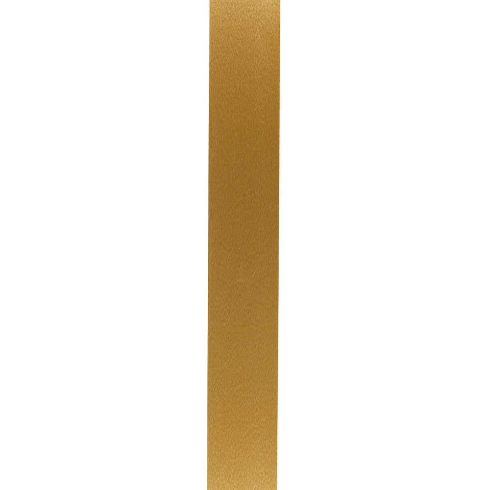 Underside of gold jewel dust ribbon showing smooth finish