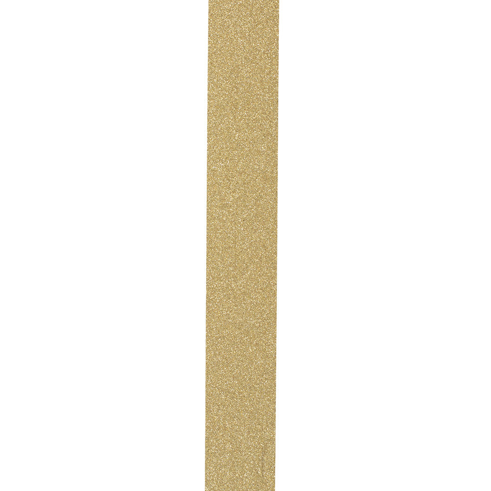 Shimmering gold #5 homecoming ribbon texture detail
