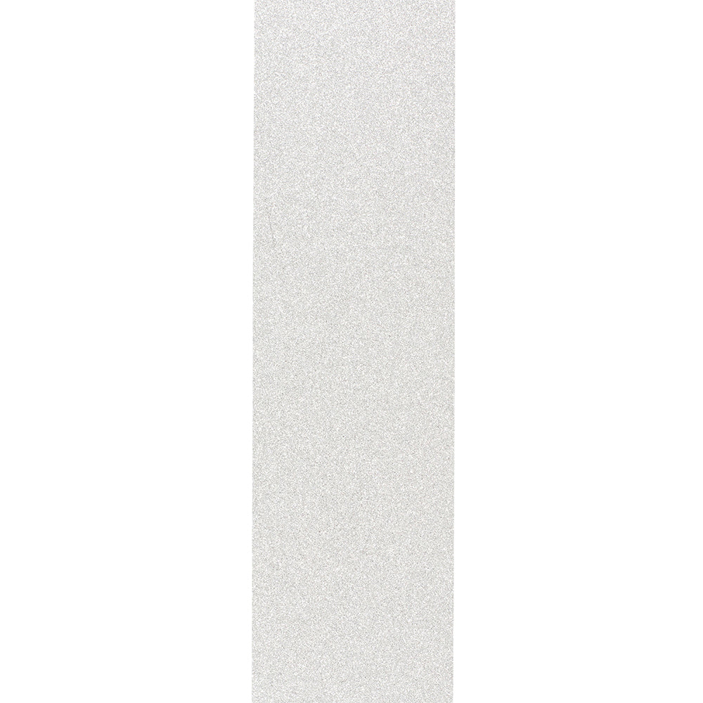 Close-up of heavy sparkling jewel dust glitter on silver homecoming ribbon