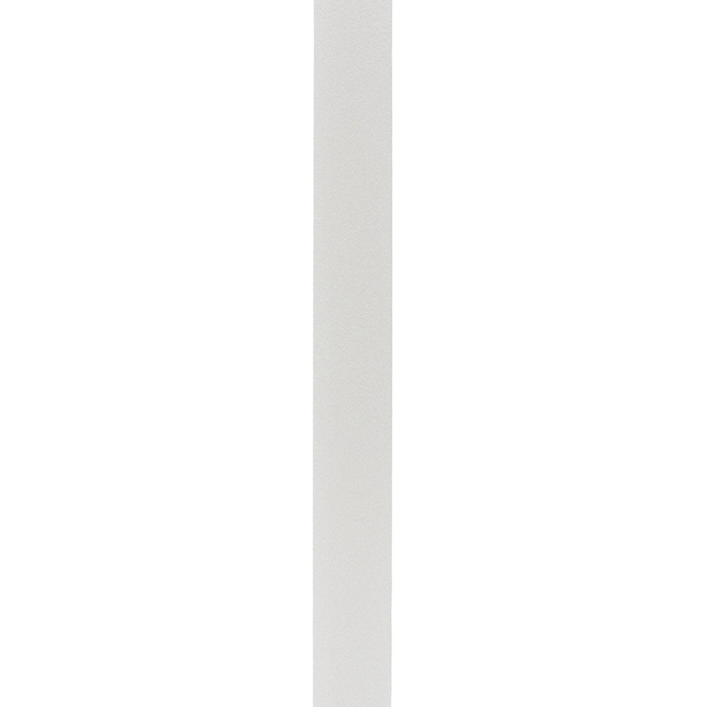 White 5/8 inch deluxe jewel dust non-wired ribbon with subtle shimmer texture
