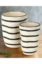 Shop For Wavy Patterned Planter or Vase (Set of 6) at Michelle's aDOORable Creations