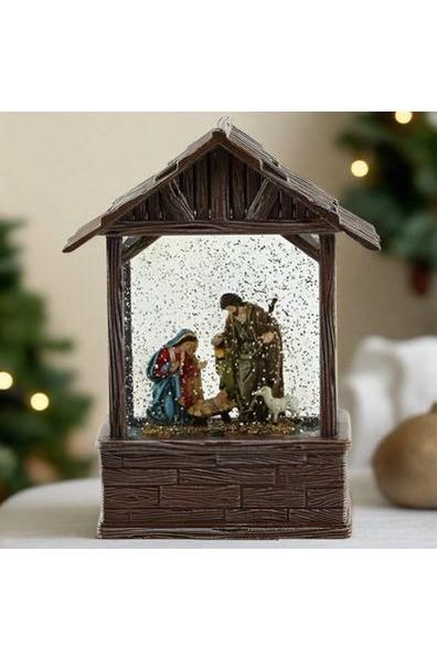 Shop For 8.25" Nativity Scene Water Lantern at Michelle's aDOORable Creations