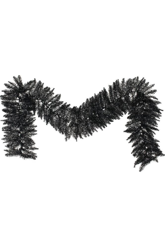 Shop For 9' Black Fir Artificial Christmas Garland, Unlit K161814