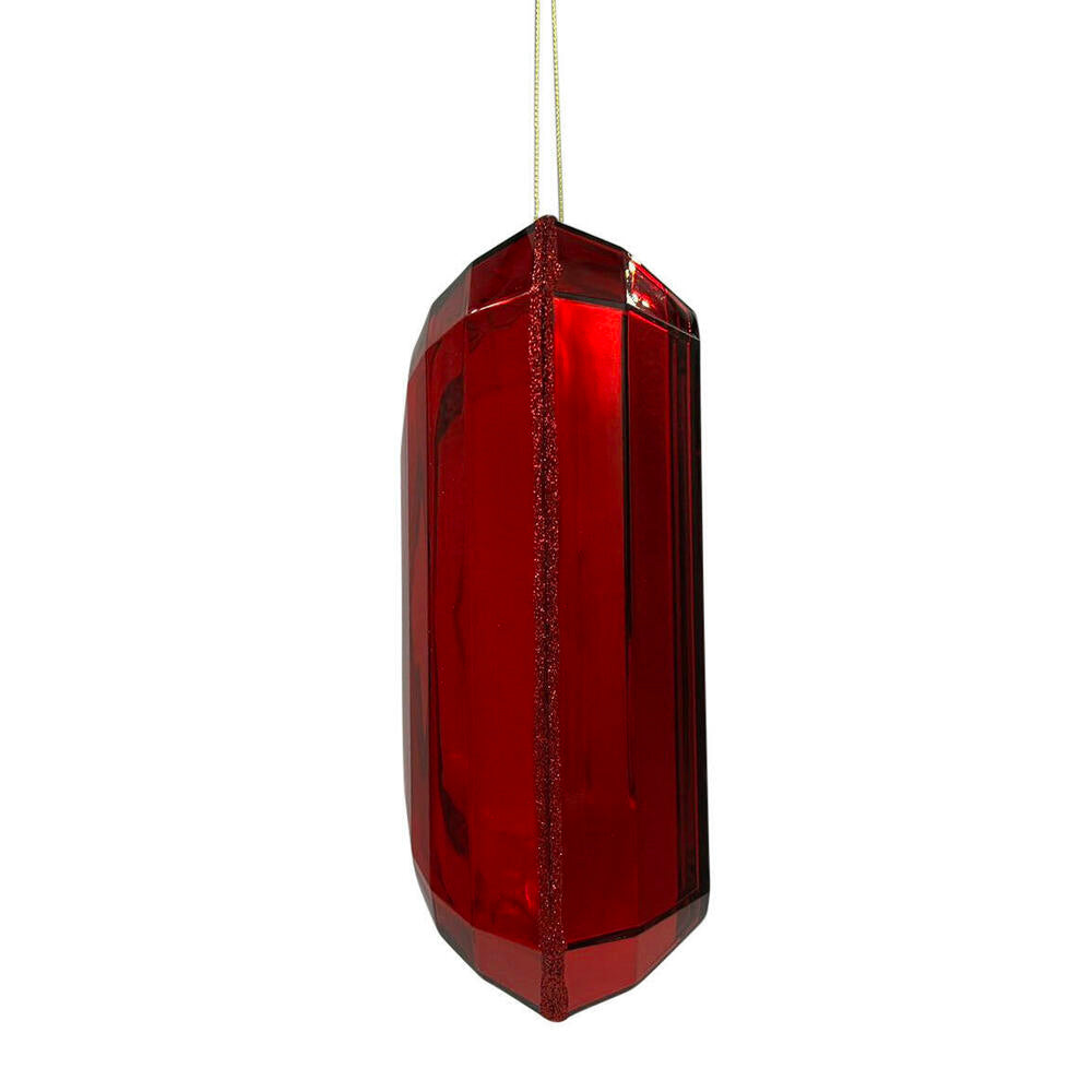 Shop For 8" Acrylic Rectangle Jewel Ornament: Red at Michelle's aDOORable Creations