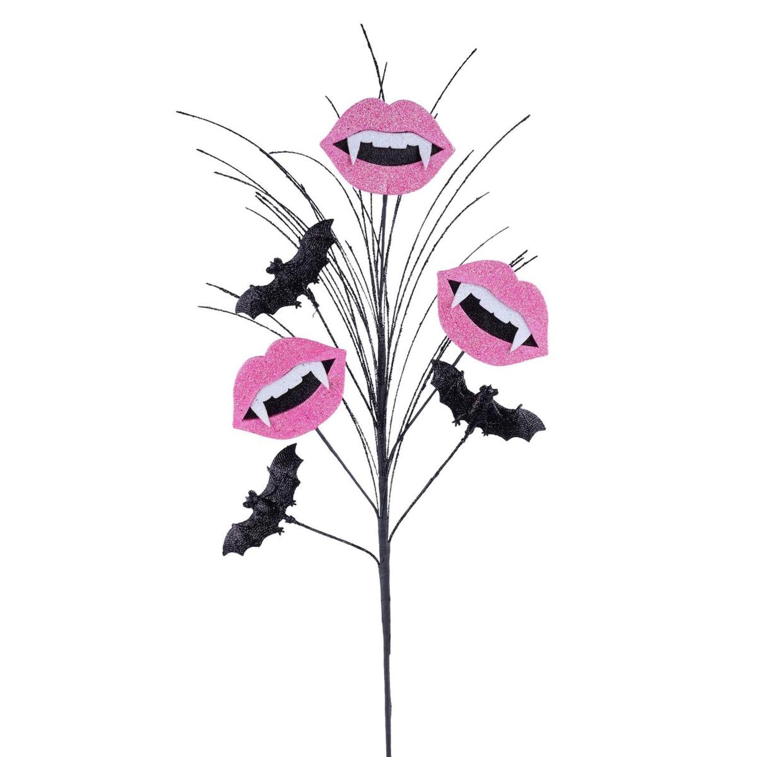 28" Vampire Lips and Spray: Hot Pink