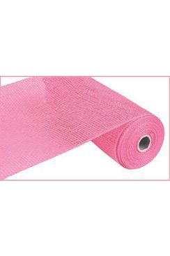 Shop For 10" Poly Burlap Mesh Ribbon: Pink at Michelle's aDOORable Creations