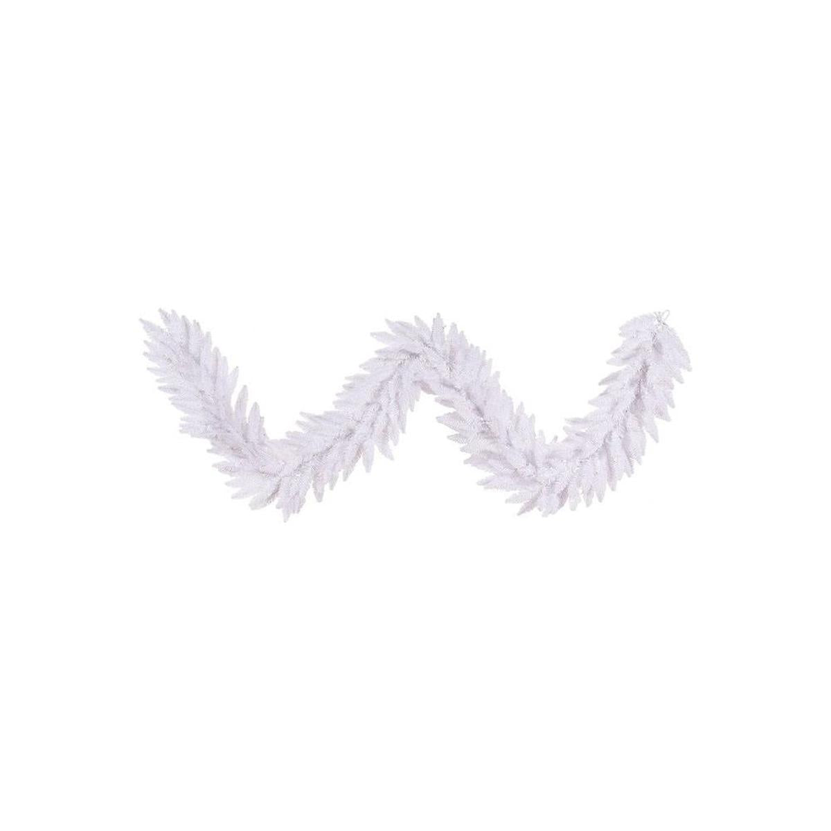 Shop For 9' White Fir Artificial Christmas Garland, Unlit at Michelle's aDOORable Creations