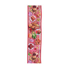 Red wired edge ribbon with BBQ burger and hot dog print