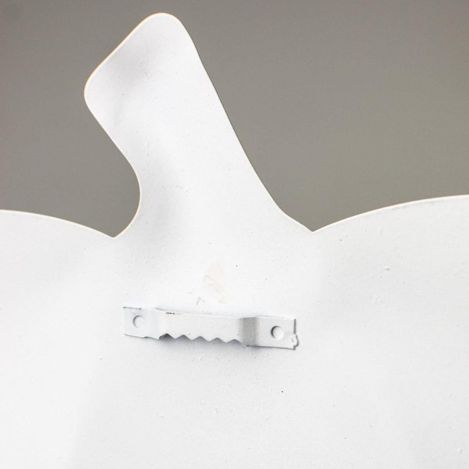 12" Metal Embossed Hanger: Hot Pink Check