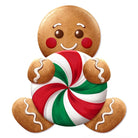 Shop For 12" Metal Embossed Gingerbread Candy Sign: Red/Green