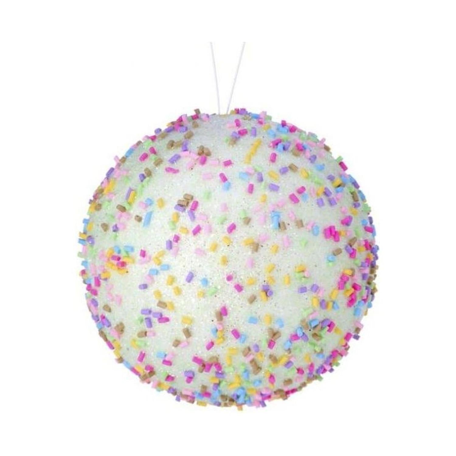 4” Green Sprinkle Ball Ornament