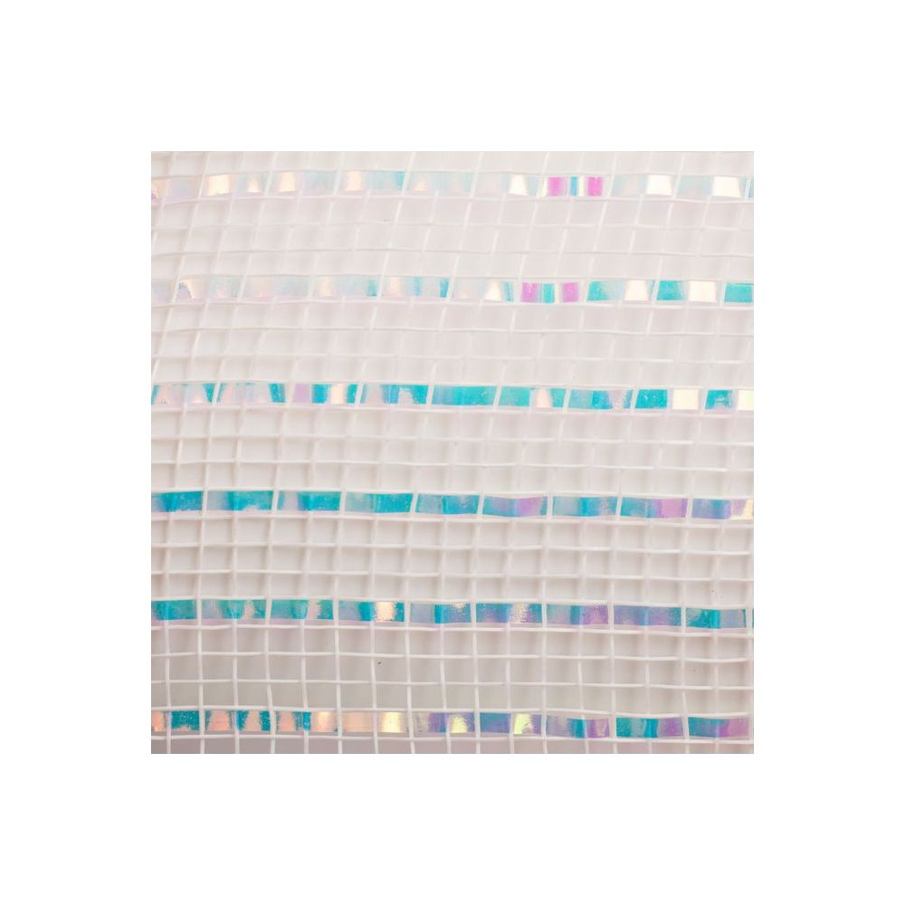 Shop For 10" Iridescent Foil Mesh Ribbon: White (10 Yards) at Michelle's aDOORable Creations