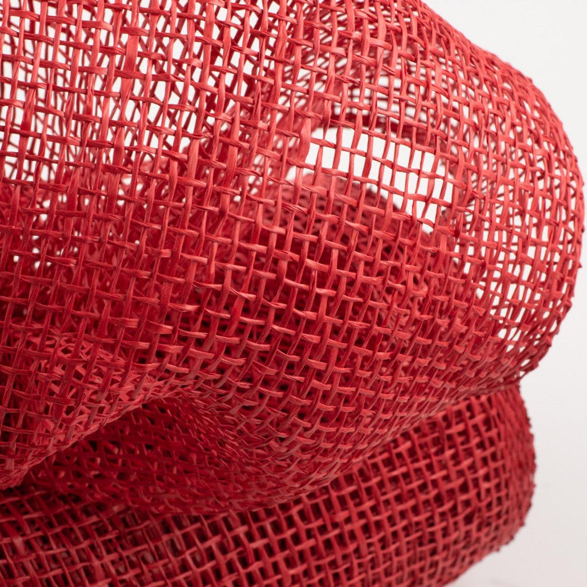 Shop For 10" Poly Burlap Mesh Ribbon: Red at Michelle's aDOORable Creations