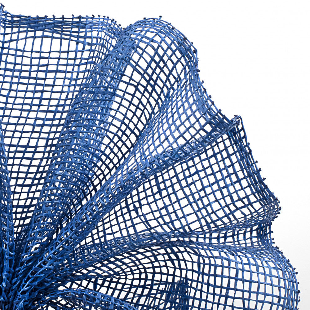 Shop For 10" Poly Burlap Mesh Ribbon: Royal Blue at Michelle's aDOORable Creations