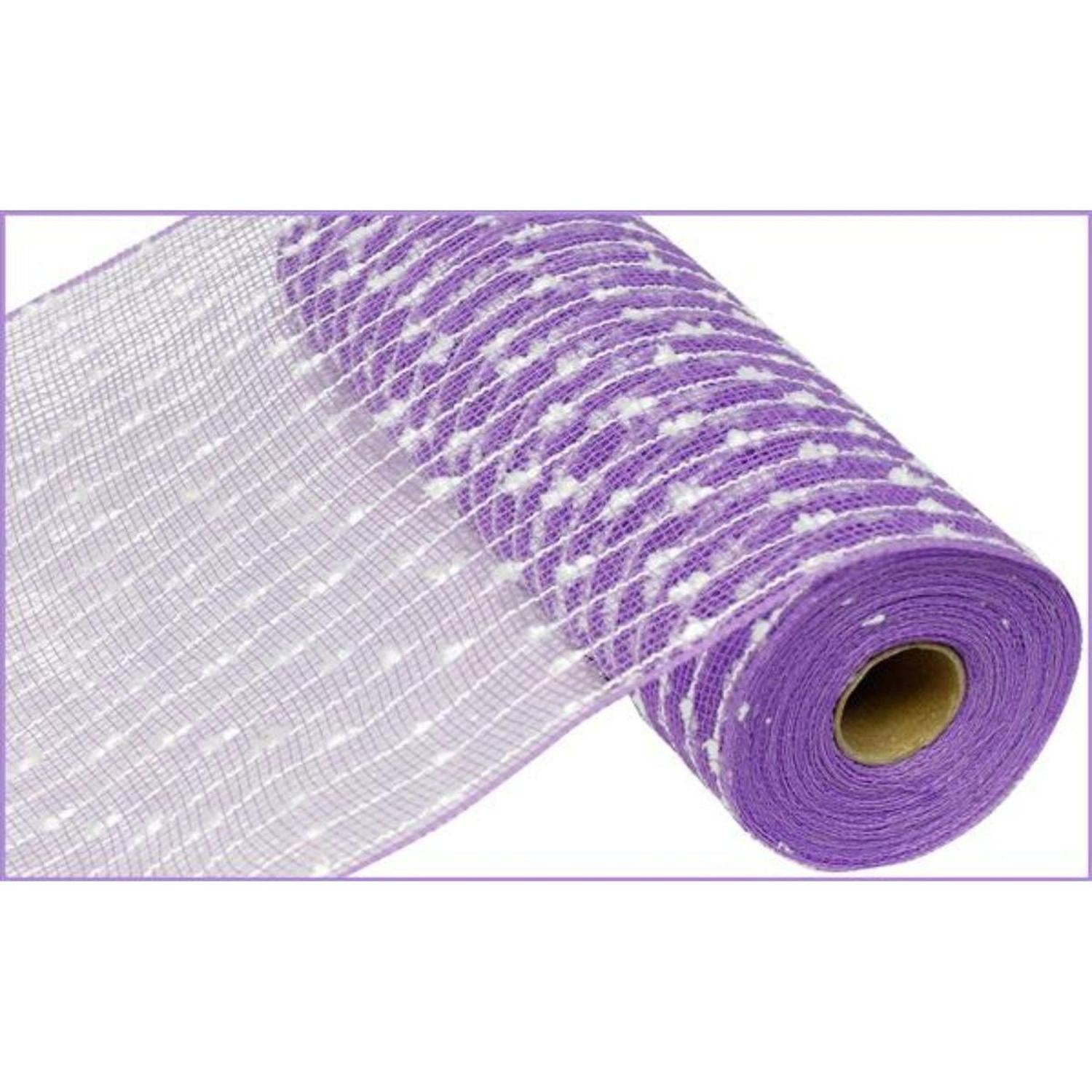 10" Lavender Snowdrift Deco Mesh Ribbon (10 Yards)