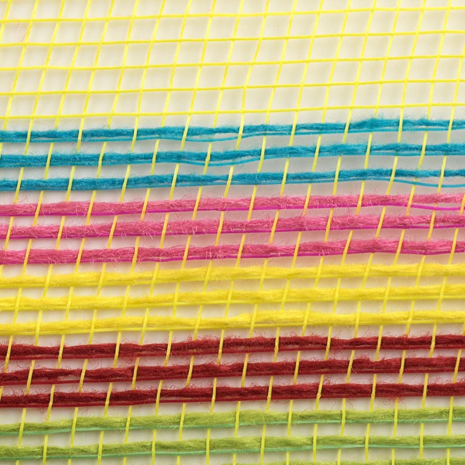 10" Border Stripe Mesh Ribbon: Yellow, Purple, Green, Red, Hot Pink, Turquoise