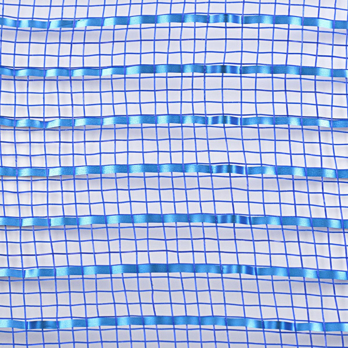 Shop For 10" Matte Wide Foil Mesh Ribbon: Royal Blue at Michelle's aDOORable Creations