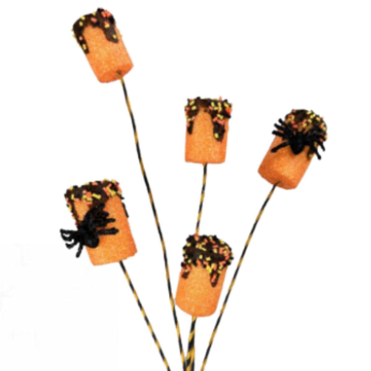 24" Spider Marshmallow Spray: Orange