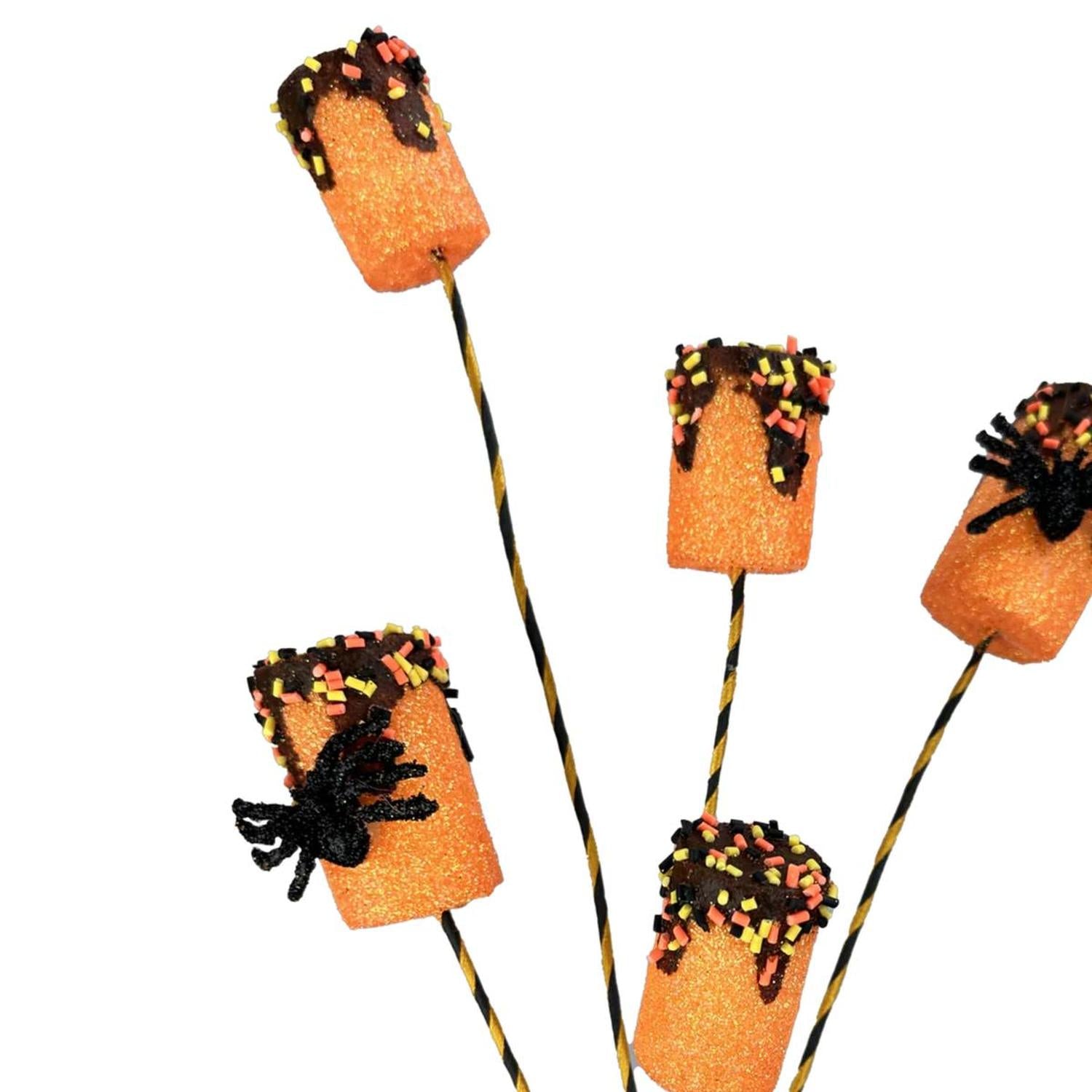 24" Spider Marshmallow Spray: Orange